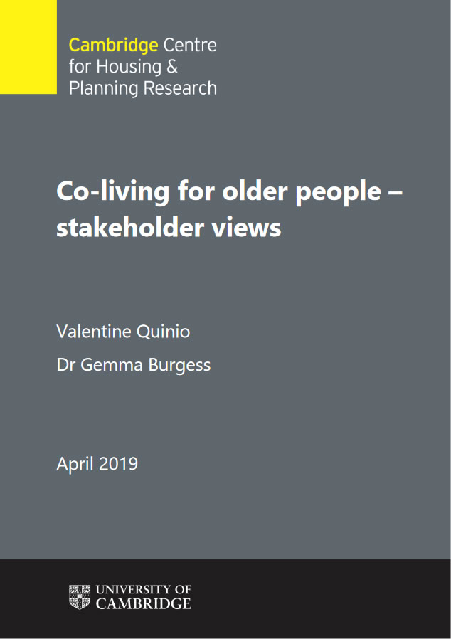 Co-living for Older People – stakeholder views