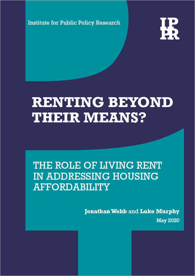 Renting Beyond Their Means? The Role of Living Rent in Addressing Housing Affordability