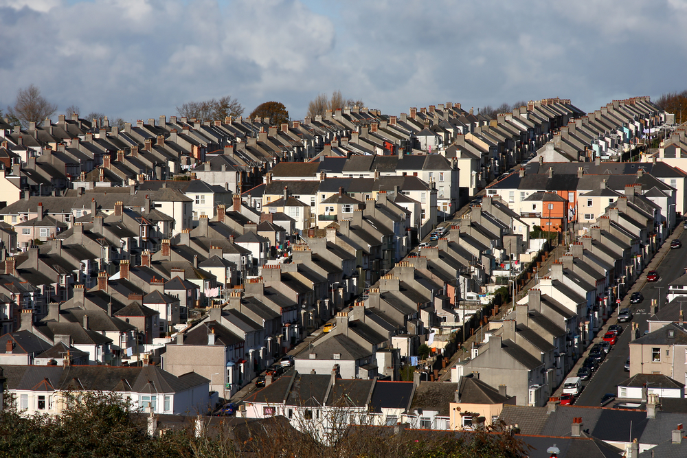 Rooves of homes